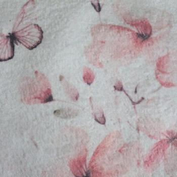 Preview: Microfasertuch, Trockentuch für Kufen Schmetterling pastell